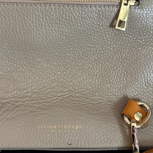 Divina Firenze Kitty Pebbled Leather Conv Backpack Honey main image 7